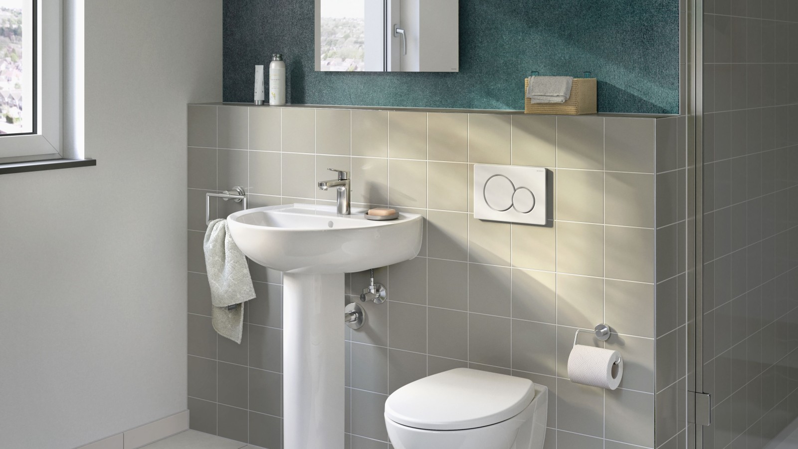 Twyford Alcona wall hung WC solution