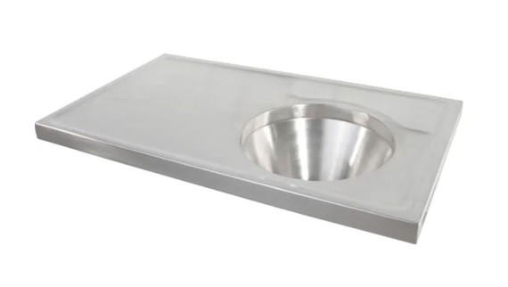 Sola Slop Hopper with Left Shelf Sola Slop Hopper with Left Shelf